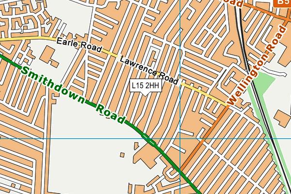 L15 2HH map - OS VectorMap District (Ordnance Survey)