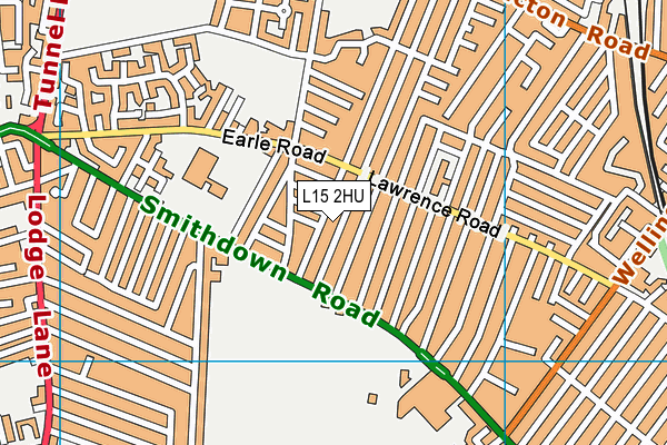 L15 2HU map - OS VectorMap District (Ordnance Survey)