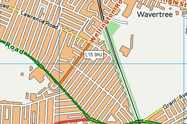 L15 3HJ map - OS VectorMap District (Ordnance Survey)