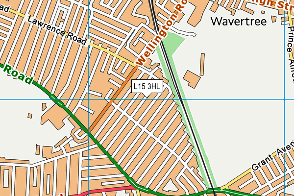 L15 3HL map - OS VectorMap District (Ordnance Survey)