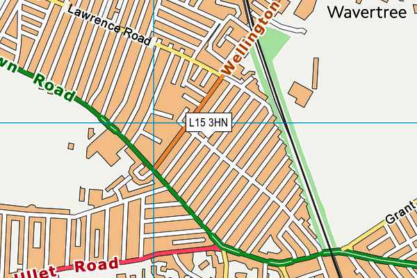 L15 3HN map - OS VectorMap District (Ordnance Survey)