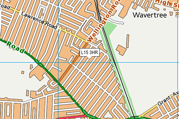 L15 3HR map - OS VectorMap District (Ordnance Survey)
