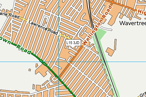 L15 3JD map - OS VectorMap District (Ordnance Survey)