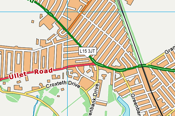 L15 3JT map - OS VectorMap District (Ordnance Survey)
