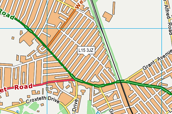 L15 3JZ map - OS VectorMap District (Ordnance Survey)