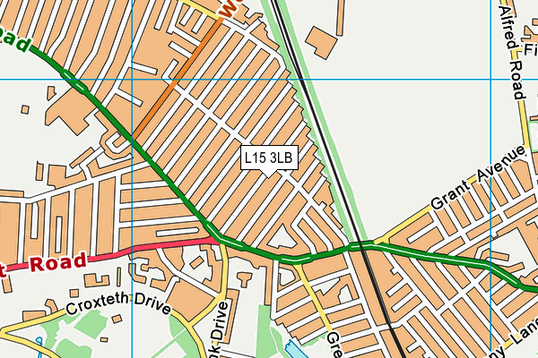 L15 3LB map - OS VectorMap District (Ordnance Survey)