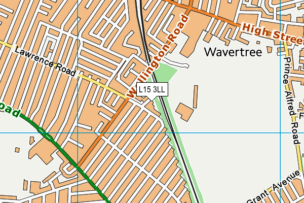 L15 3LL map - OS VectorMap District (Ordnance Survey)