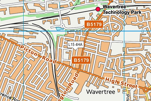 L15 4HA map - OS VectorMap District (Ordnance Survey)