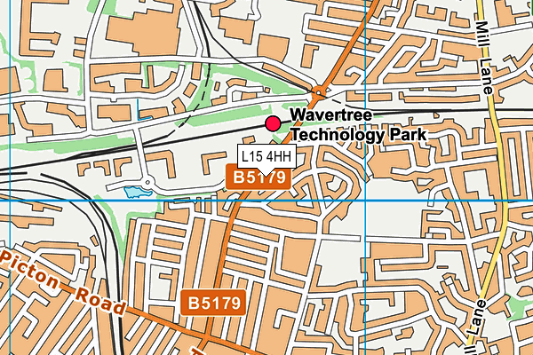 L15 4HH map - OS VectorMap District (Ordnance Survey)