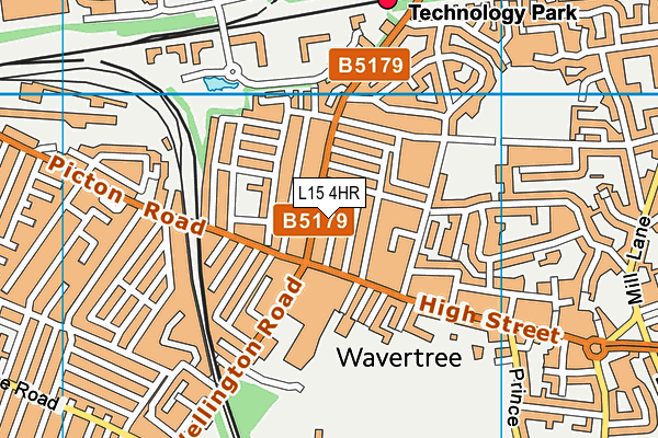 L15 4HR map - OS VectorMap District (Ordnance Survey)