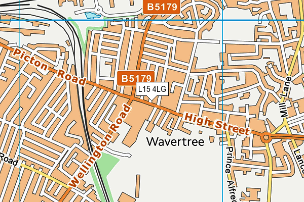 L15 4LG map - OS VectorMap District (Ordnance Survey)