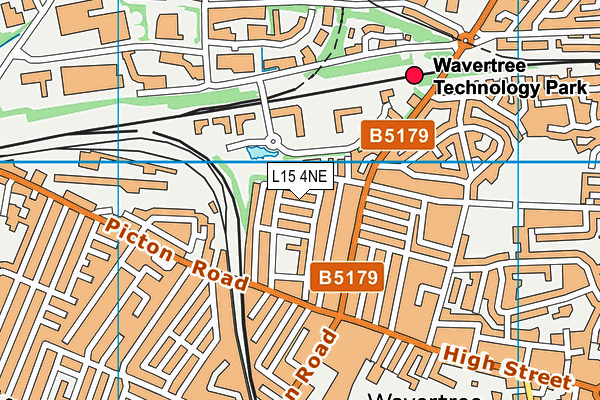 L15 4NE map - OS VectorMap District (Ordnance Survey)