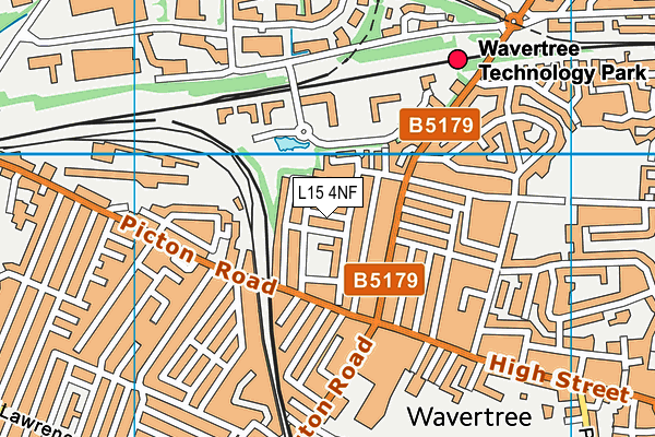 L15 4NF map - OS VectorMap District (Ordnance Survey)