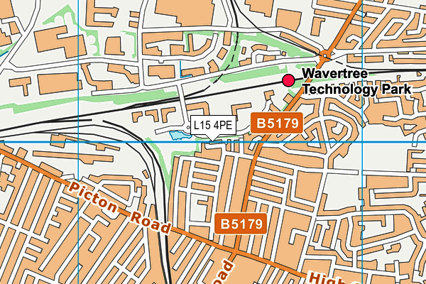 L15 4PE map - OS VectorMap District (Ordnance Survey)