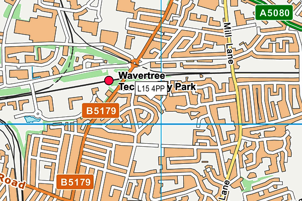 L15 4PP map - OS VectorMap District (Ordnance Survey)