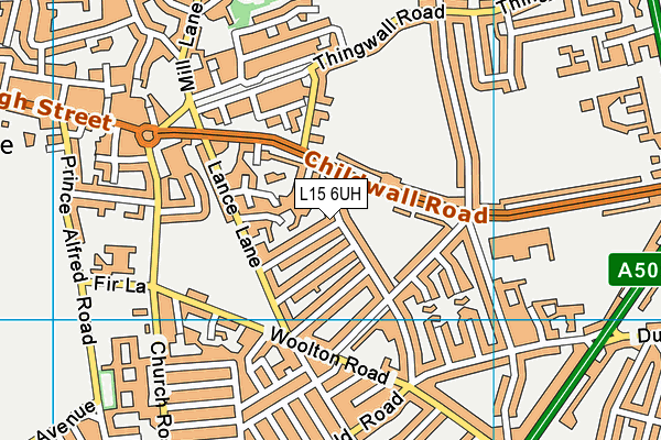 L15 6UH map - OS VectorMap District (Ordnance Survey)