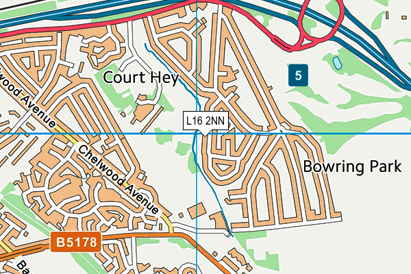 L16 2NN map - OS VectorMap District (Ordnance Survey)