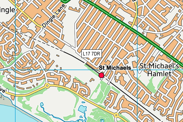 L17 7DR map - OS VectorMap District (Ordnance Survey)