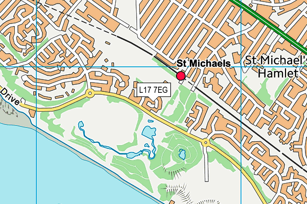 L17 7EG map - OS VectorMap District (Ordnance Survey)
