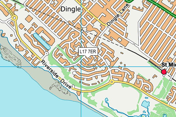L17 7ER map - OS VectorMap District (Ordnance Survey)