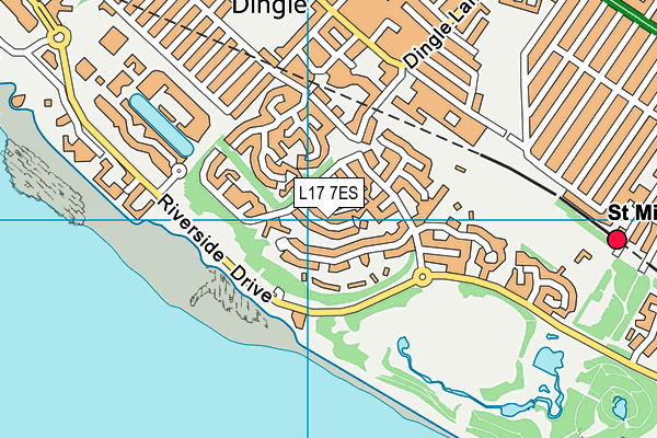 L17 7ES map - OS VectorMap District (Ordnance Survey)