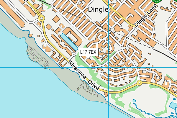 L17 7EX map - OS VectorMap District (Ordnance Survey)