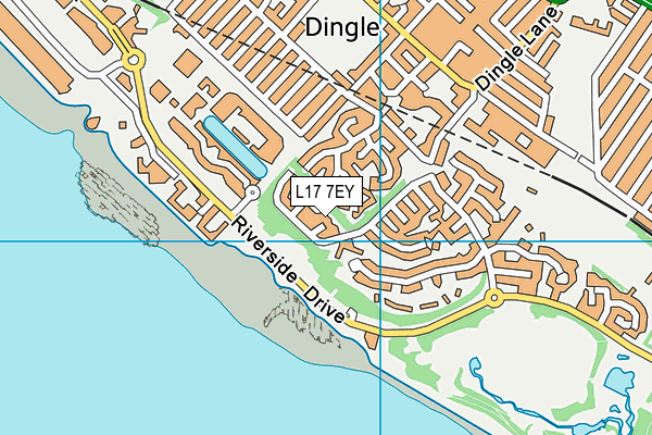 L17 7EY map - OS VectorMap District (Ordnance Survey)