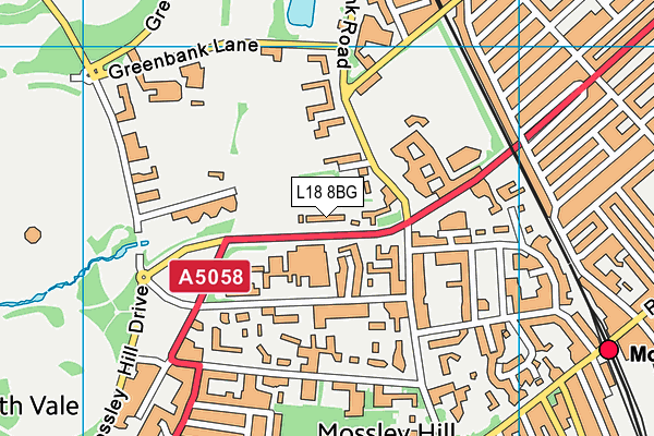 Liverpool College (Lc Sports) map (L18 8BG) - OS VectorMap District (Ordnance Survey)