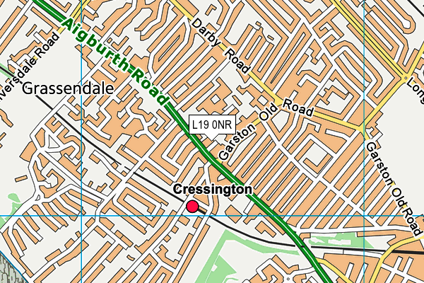 L19 0NR map - OS VectorMap District (Ordnance Survey)