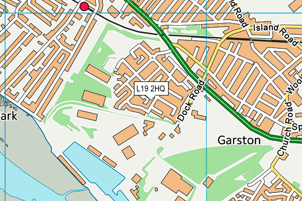 L19 2HQ map - OS VectorMap District (Ordnance Survey)