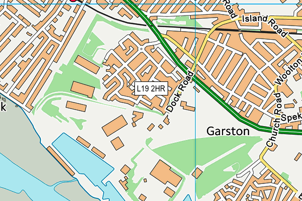 L19 2HR map - OS VectorMap District (Ordnance Survey)