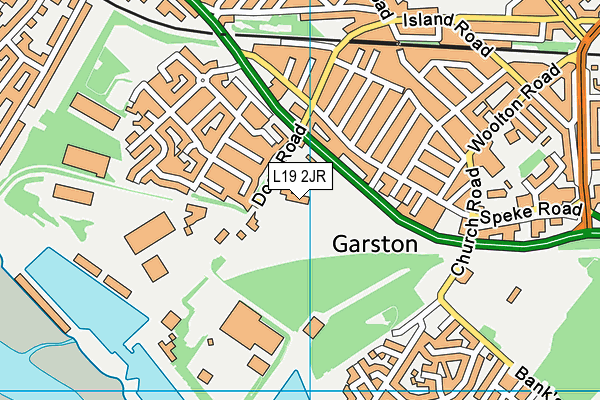 L19 2JR map - OS VectorMap District (Ordnance Survey)