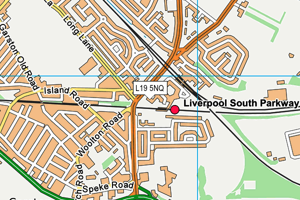 L19 5NQ map - OS VectorMap District (Ordnance Survey)