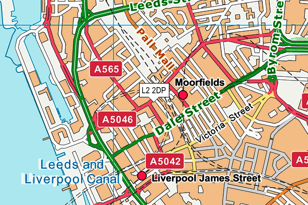 L2 2DP map - OS VectorMap District (Ordnance Survey)