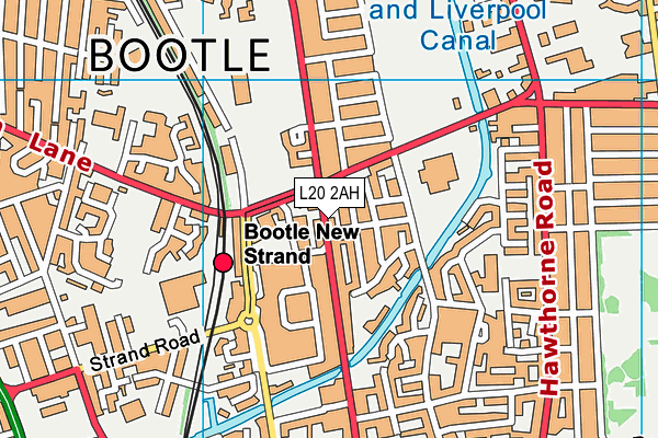 L20 2AH map - OS VectorMap District (Ordnance Survey)