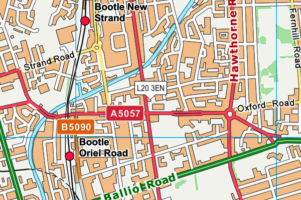 L20 3EN map - OS VectorMap District (Ordnance Survey)