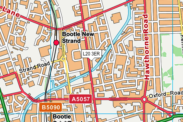 L20 3ER map - OS VectorMap District (Ordnance Survey)