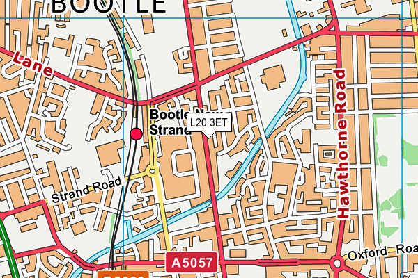 L20 3ET map - OS VectorMap District (Ordnance Survey)