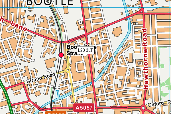 L20 3LT map - OS VectorMap District (Ordnance Survey)