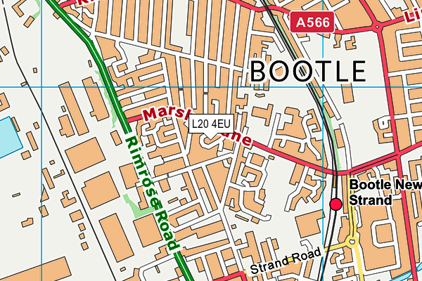 L20 4EU map - OS VectorMap District (Ordnance Survey)