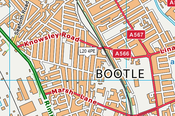 L20 4PE map - OS VectorMap District (Ordnance Survey)