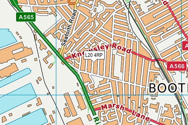 L20 4RP map - OS VectorMap District (Ordnance Survey)