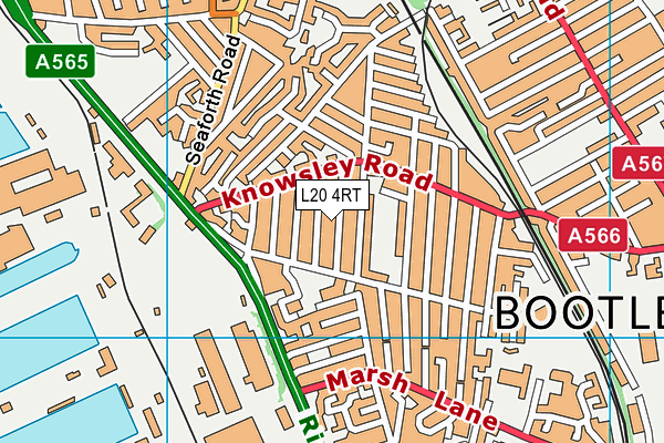 L20 4RT map - OS VectorMap District (Ordnance Survey)