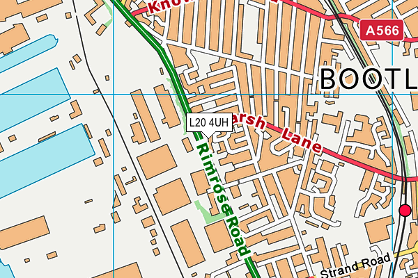 L20 4UH map - OS VectorMap District (Ordnance Survey)
