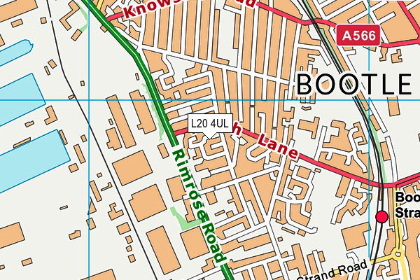 L20 4UL map - OS VectorMap District (Ordnance Survey)