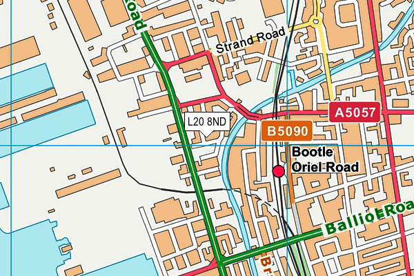 L20 8ND map - OS VectorMap District (Ordnance Survey)