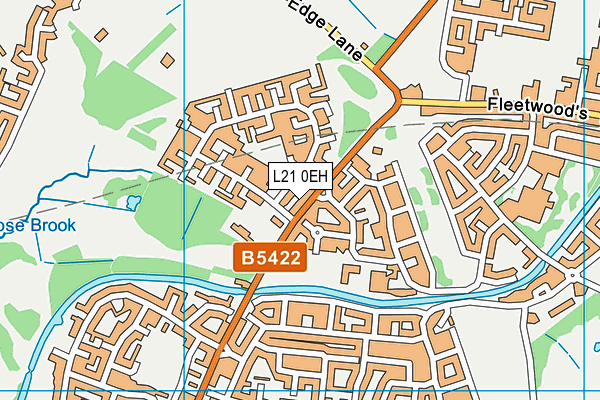 L21 0EH map - OS VectorMap District (Ordnance Survey)