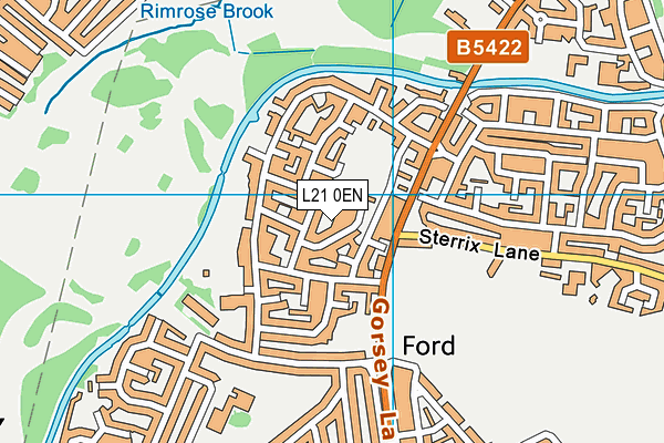 L21 0EN map - OS VectorMap District (Ordnance Survey)