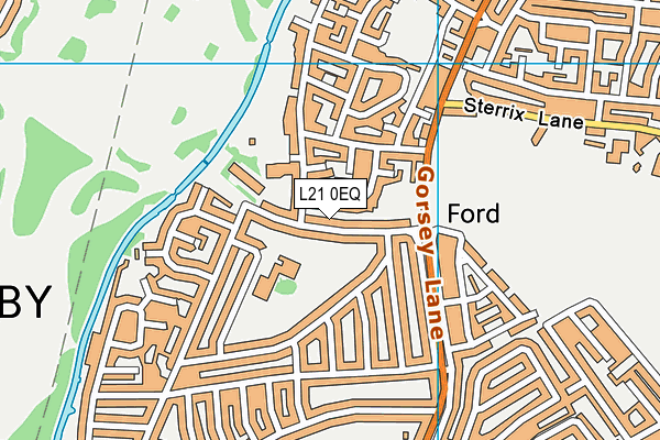 L21 0EQ map - OS VectorMap District (Ordnance Survey)