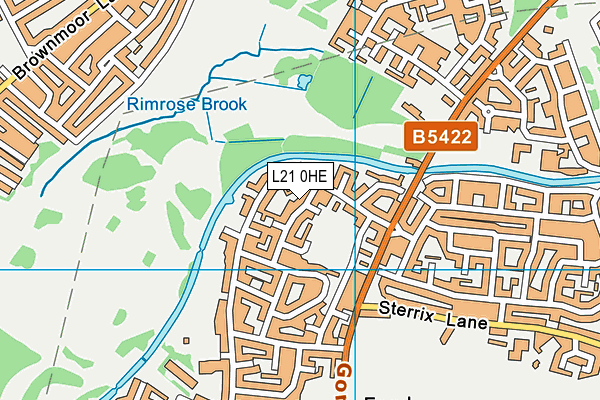 L21 0HE map - OS VectorMap District (Ordnance Survey)